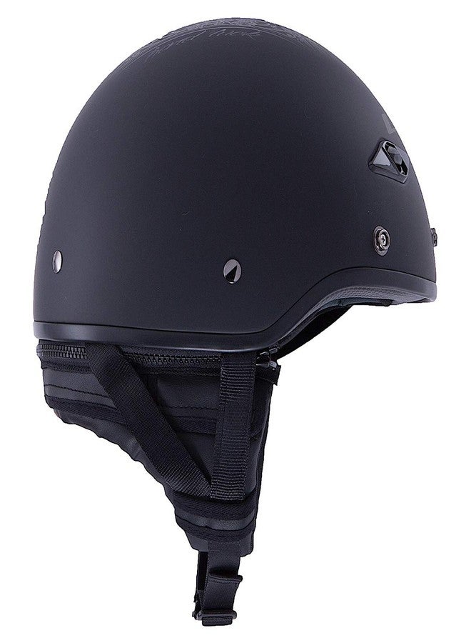 LS2 Helmets Bagger Motorcycle Half Helmet (Hard Luck - 2X-Large) - Image 1